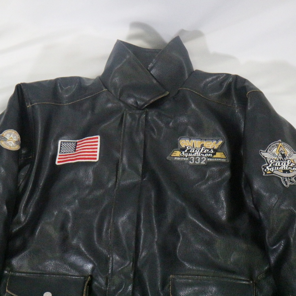 VTG AVIREX American Eagle Squadron  Bomber Jacket Sz XL Men - Picture 3 of 7